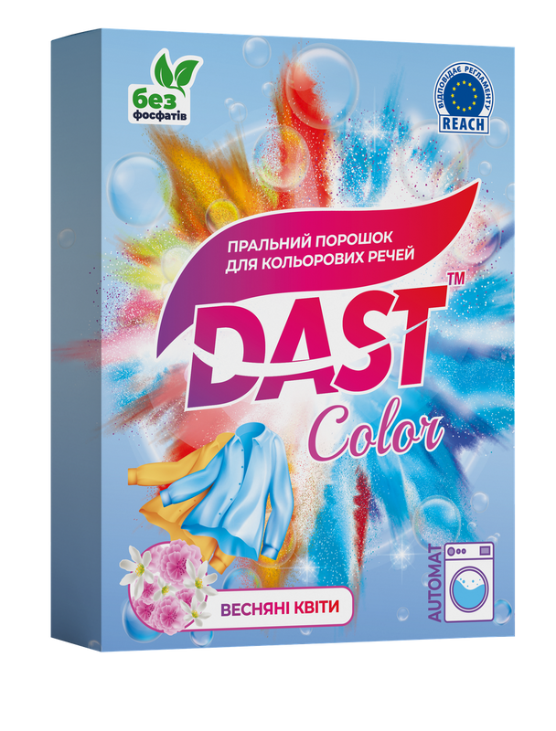 Порошок пральний універсальний безфосфатний DAST Universal Весняні Квіти, 300 г